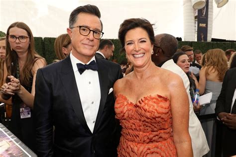 picture of stephen colbert's wife