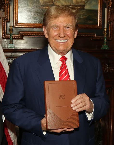 picture of trump bible