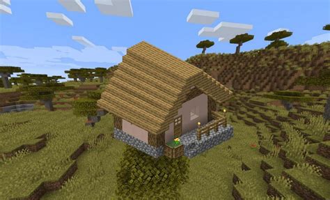 picture of villager house in minecraft