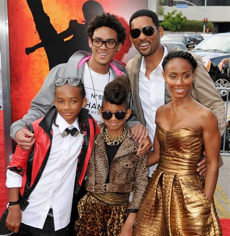 picture of will smith and family