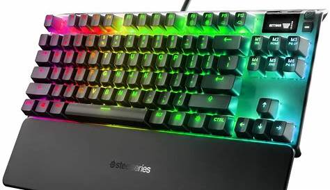SteelSeries Apex 7 TKL Compact Mechanical Gaming Keyboard - OLED Smart