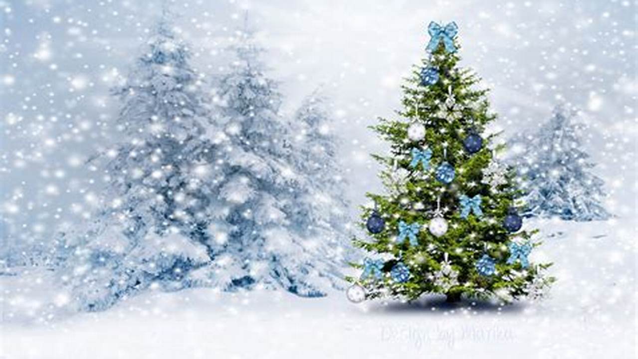 Unveiling the Enchanting World of Snow-Covered Christmas Trees