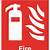 pictures of fire extinguisher sign