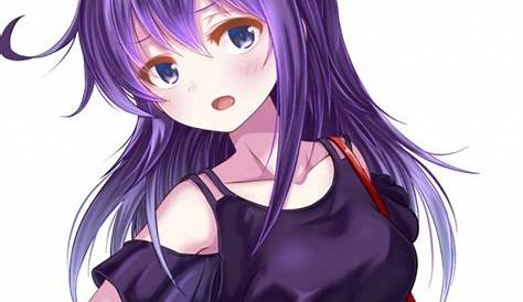 Purple Hair Anime Girl Wallpapers - Wallpaper Cave