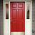 pictures of red front doors