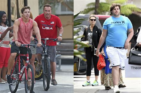 pictures of arnold schwarzenegger sons