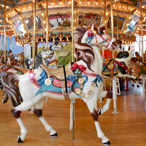 pictures of carousel animals