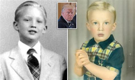 pictures of donald trump as a child