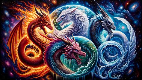 Pictures Of Elemental Dragons