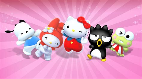 pictures of hello kitty and her friends