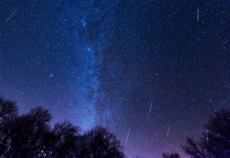 pictures of meteor shower last night