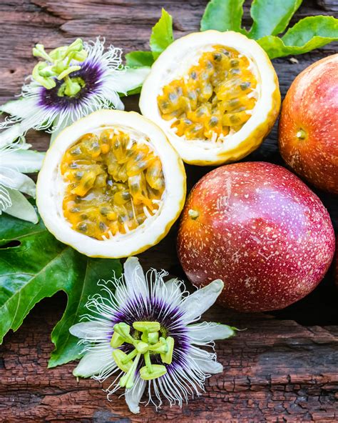 pictures of passion fruit vine