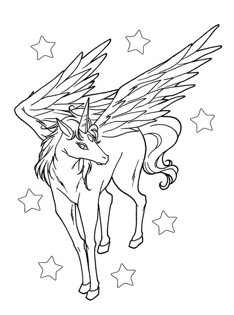 pictures of pegasus to color