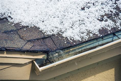 pictures of roofs with hail damage