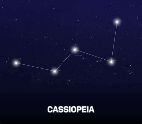 pictures of the constellation cassiopeia