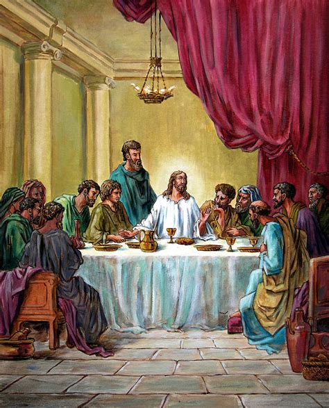 pictures of the last supper painting