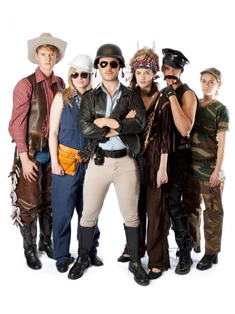 pictures of the village people in costume