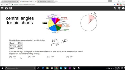 Pie Chart Calculator Angle