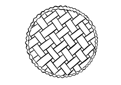 Pie Drawing Top View