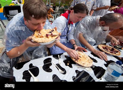 Pie Eating Contest At Work
