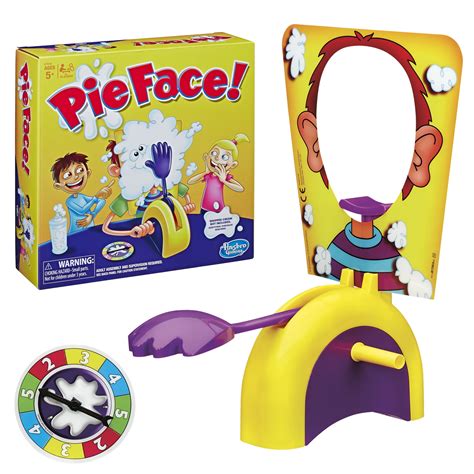pie the face in