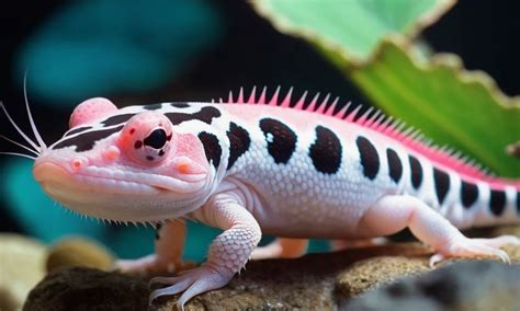 Piebald Morph Axolotl