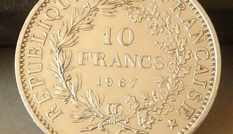 Pieces 10 Francs Argent 1967 28286 Vème République, Hercule , KM 932