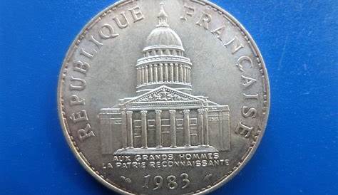 Pièce France 100 Francs Argent Panthéon 1983