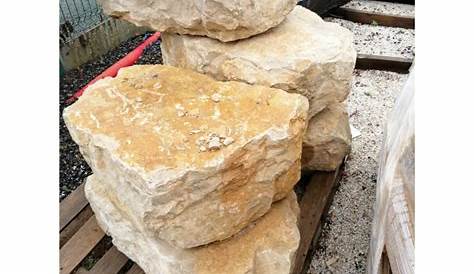 Bloc calcaire jaune Prix au kg Taille calcaire 50 à 80 kg