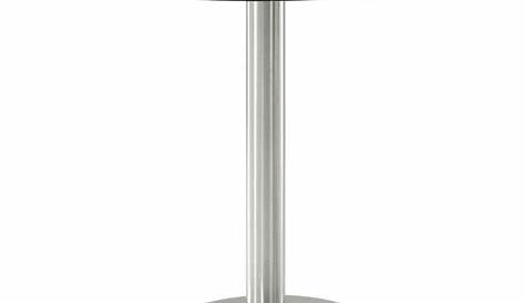 Inox 4402 Piétement de table en metal pour bar ou