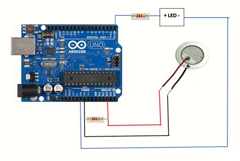 Piezoelectric Sensor With Arduino