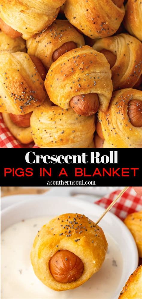 Pig In The Blanket Using Crescent Rolls