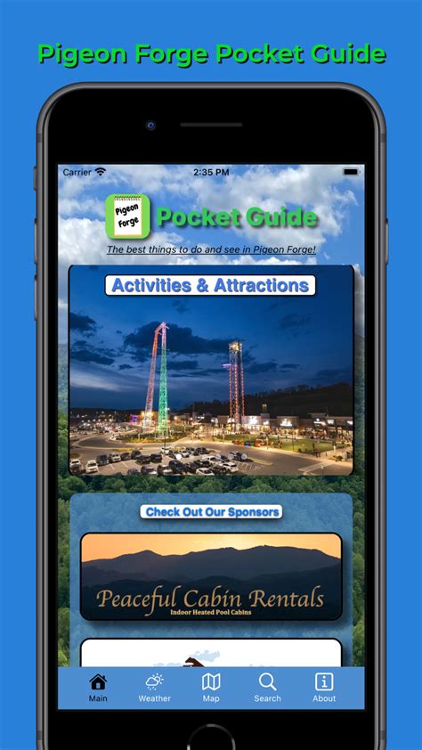 pigeon forge app