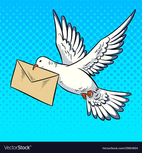 pigeon with a letter