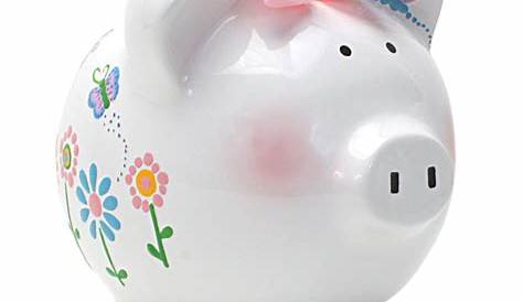 Piggy Bank Design Images Large Personalized Baby's First Birthday Party