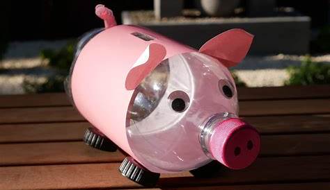 Piggy Bottle Bank Plastic All Free Crafts