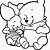 piglet and pooh coloring pages