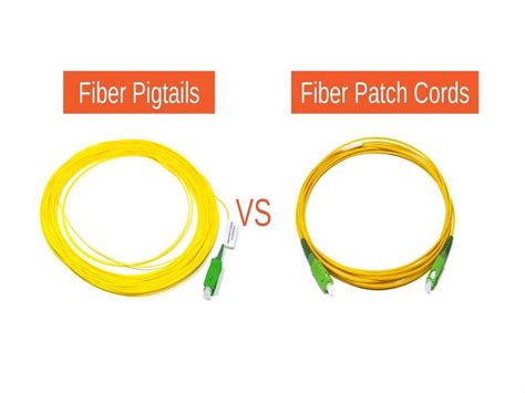Pigtail And Patch Cord Difference