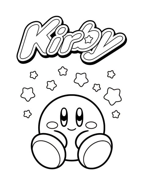 pikachu kirby coloring page