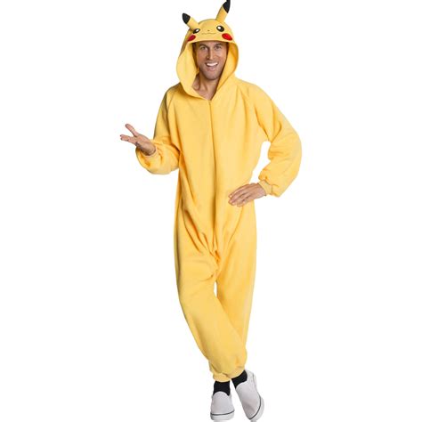 2018 New Adult Pikachu Costumes Onesie Animal Cosplay Costume Unisex