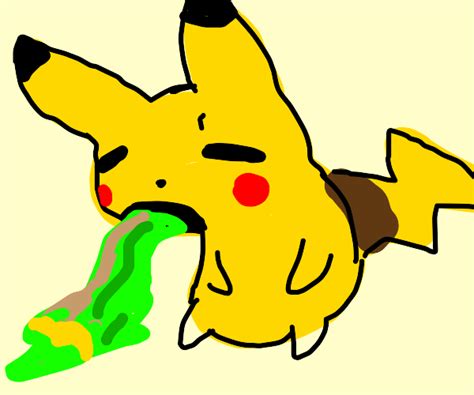 Pikachu Throwing Up