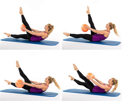 Pilates Core Exercises With Ball