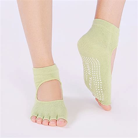 pilates socks open toe