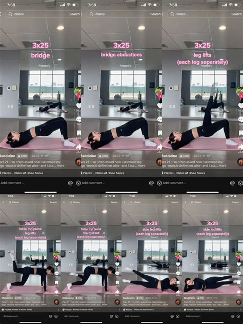 Pilates Workout Tiktok