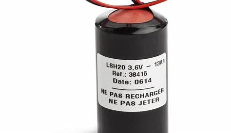 Pile Pour Alarme Lithium 3V 09913J Visonic Batteries4pro