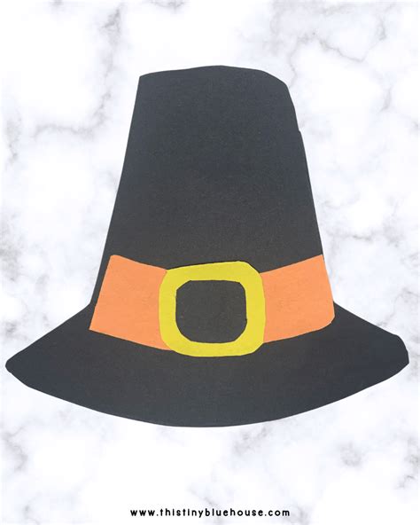 Pilgrim Hats Small Printable