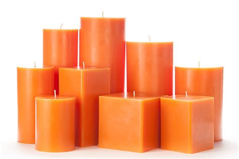 Pillar Candles Orange