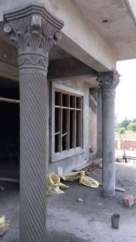 Pillar Design Cement Work