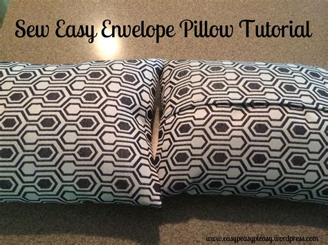 Pillow Cover Sewing Pattern