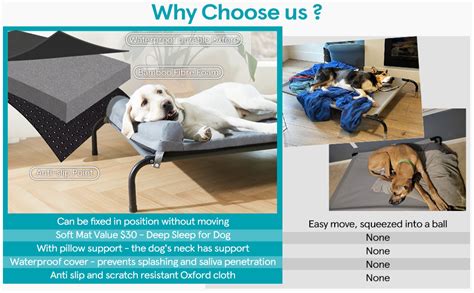 Pillow Elevated Dog Bed